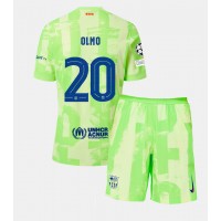 Echipament fotbal Barcelona Dani Olmo #20 Tricou Treilea 2024-25 pentru copii maneca scurta (+ Pantaloni scurti)